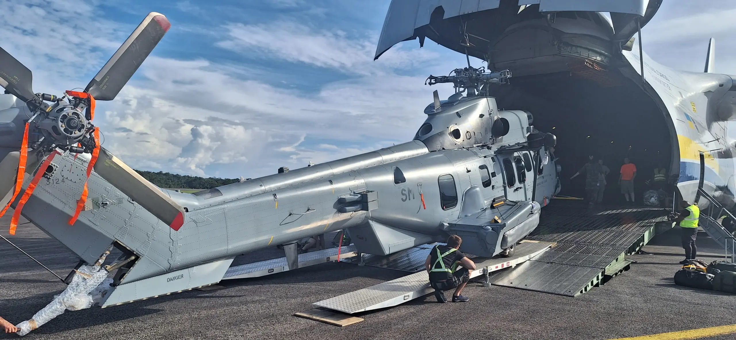 Les nouveaux hélicoptères Caracal des Forces armées en Guyane sont arrivés