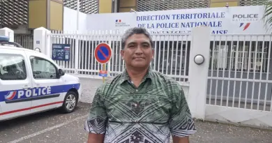 Le secrétaire général du Syndicat Unité SGP FO Police, Wallace Teina,