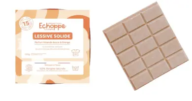 Lessive solide amande orange