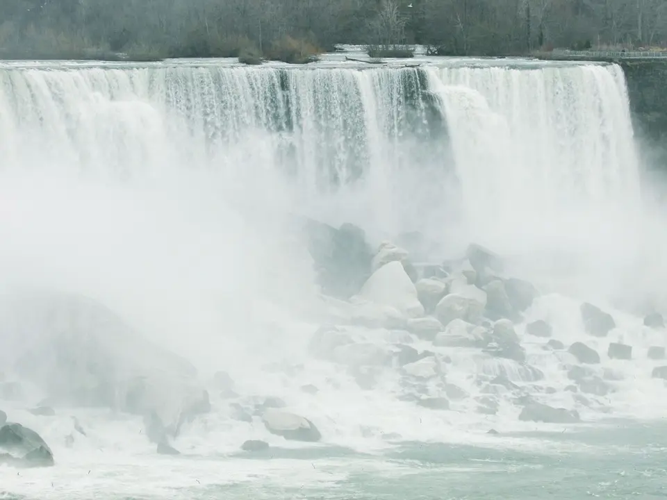 Canada, nature, mountains, Niagara Falls, Northern Lights, maple leaf, cityscape