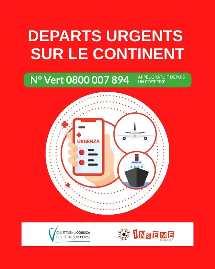 👉L’un de vos proches a été évacué sur le continent dans la nuit et vous souhaitez le rejoindre en prenant le premier vol du mati...