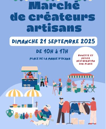 MARCHE DES CREATEURS ET DES PRODUCTEURS A OCANA - Office Intercommunal de tourisme du Celavu-Prunelli