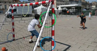 Mâcon. Places au sport : de la voile sur la Saône et du handball sur l’esplanade Lamartine
