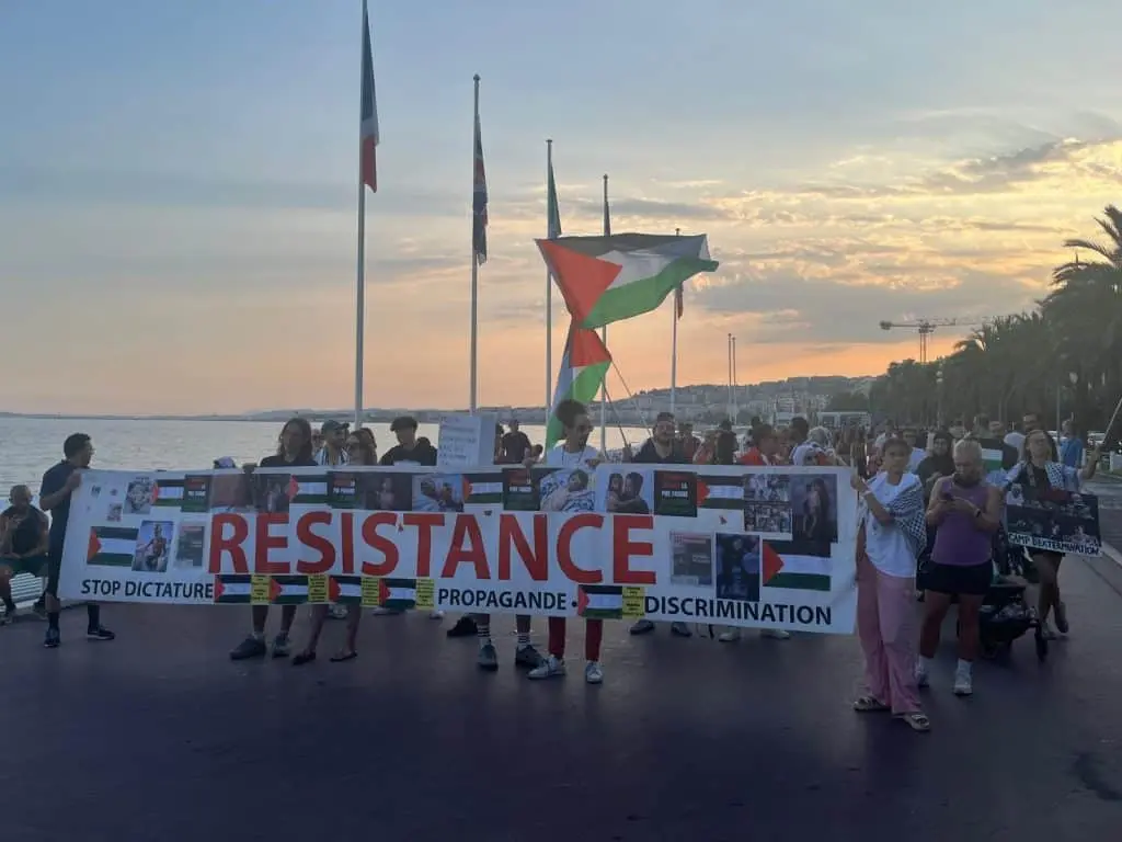 Manifestation pour la Palestine sur la Promenade des Anglais, on vous fait le point