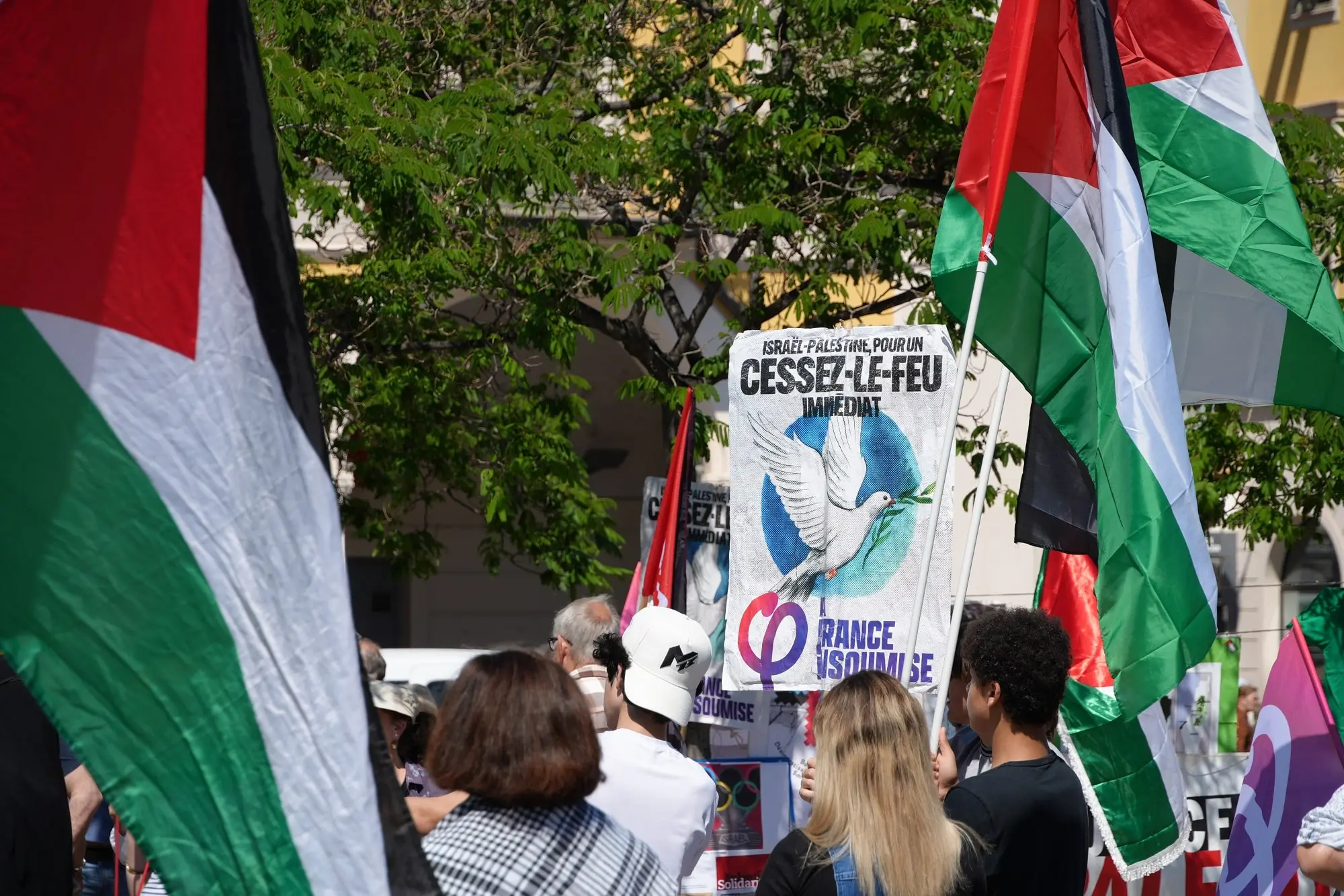 Manifestation : un nouvel appel à la paix à Gaza sur la Promenade des Anglais - Nice Premium