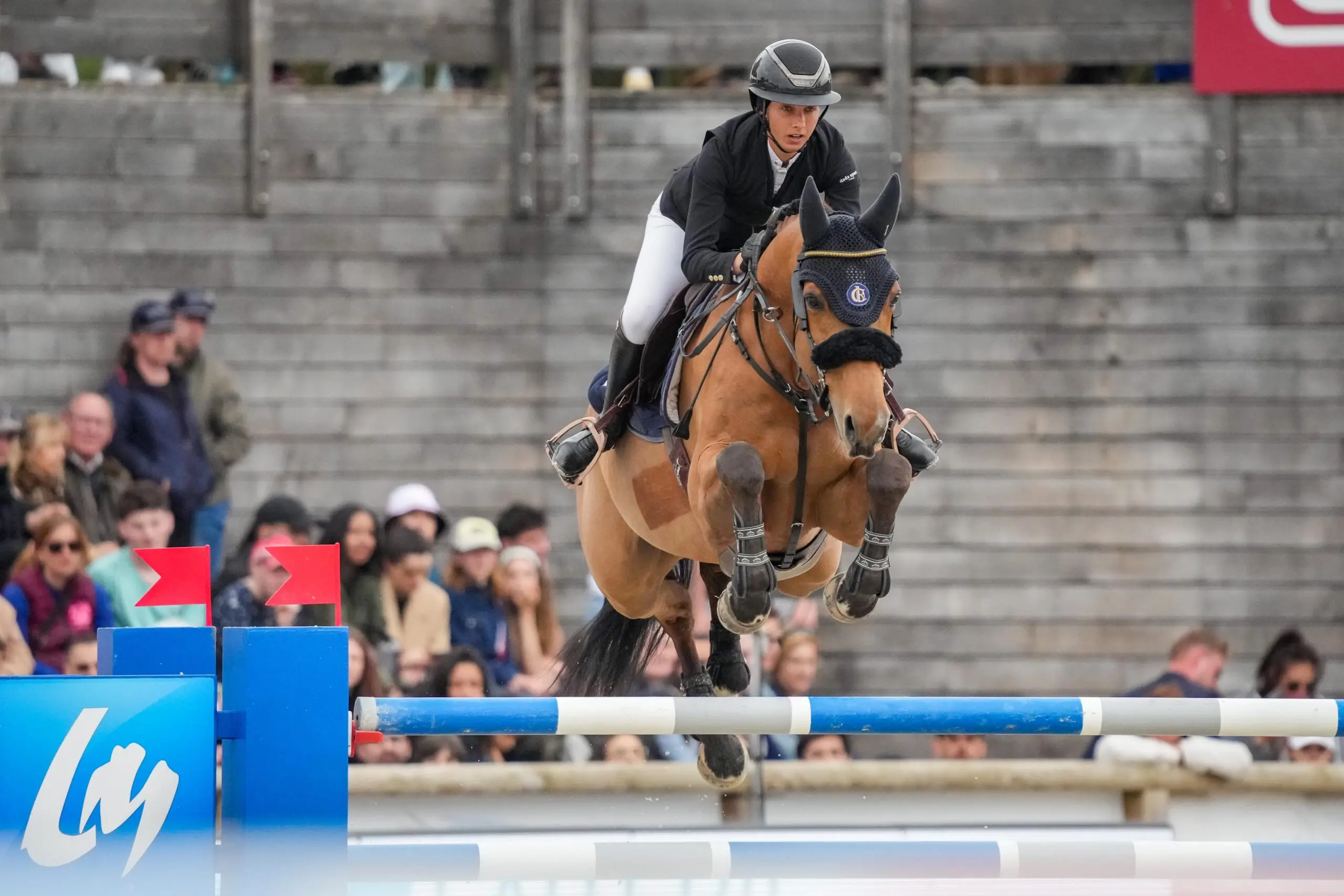 Mégane Moissonnier sur le podium du Grand Prix 4* de Deauville