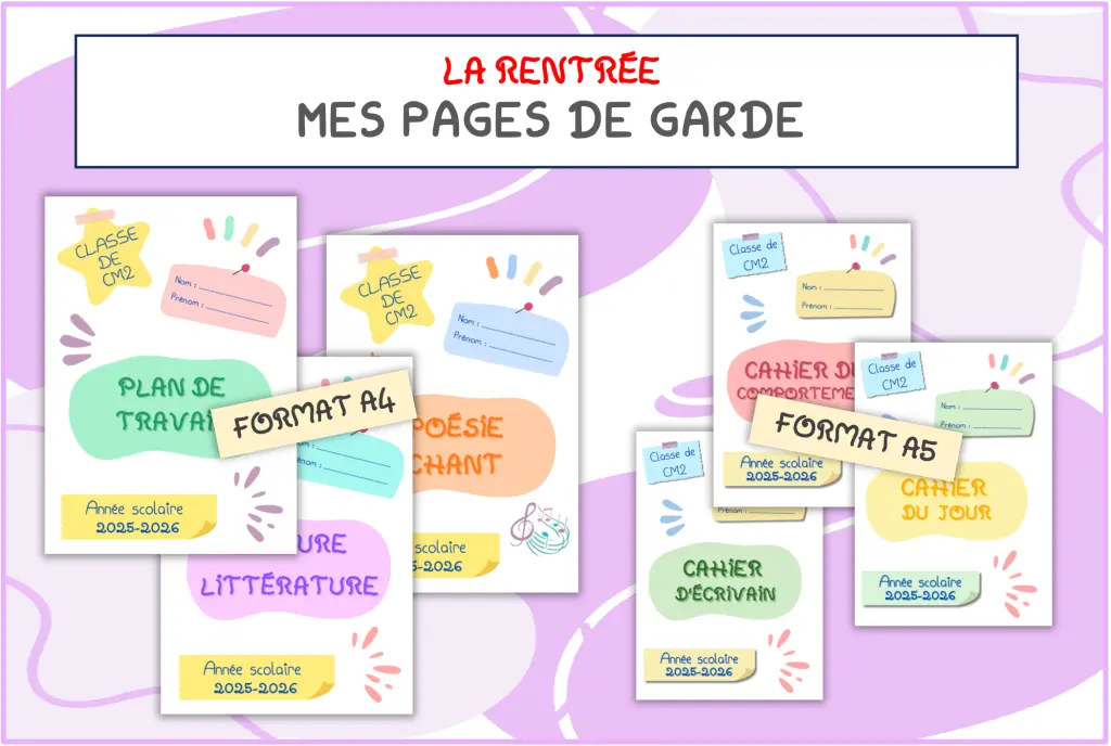 Mes pages de garde - La trousse de Sobelle
