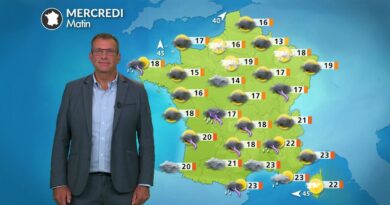 Météo du mercredi 27 août : orages parfois violents du sud-ouest au centre-est - Actualités La Chaîne Météo