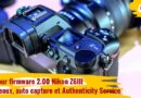 Mise à jour du firmware 2.00 du Nikon Z6III : suivi oiseaux, auto capture et Authenticity Service