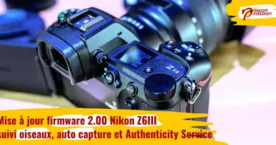 Mise à jour du firmware 2.00 du Nikon Z6III : suivi oiseaux, auto capture et Authenticity Service