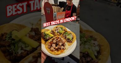Must try Mexican tacos in London. The best we had so far.