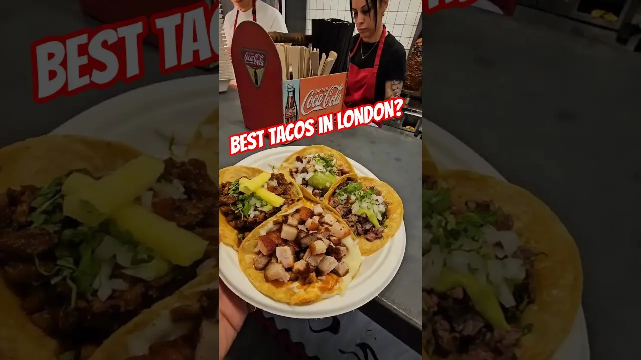 Must try Mexican tacos in London. The best we had so far.