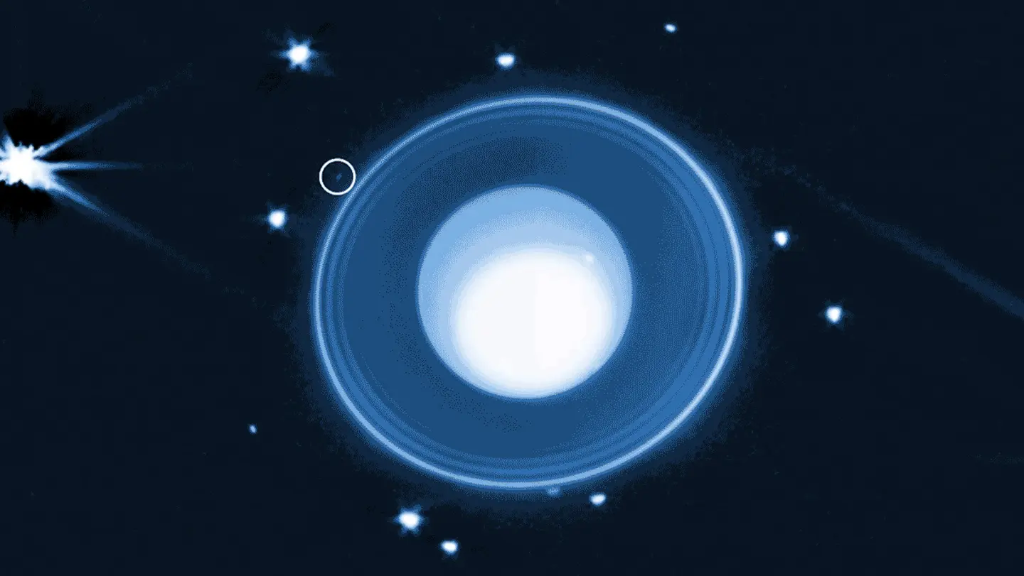 NASA’s Webb telescope spotted a new moon orbiting Uranus