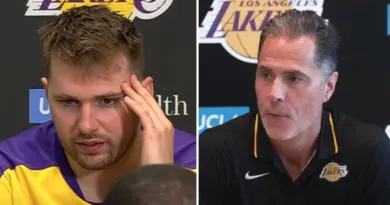 NBA Luka Doncic et Rob Pelinka