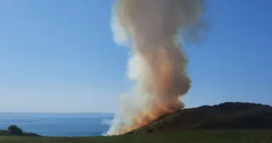 Nez de Jobourg : un début d'incendie au milieu des touristes - ici