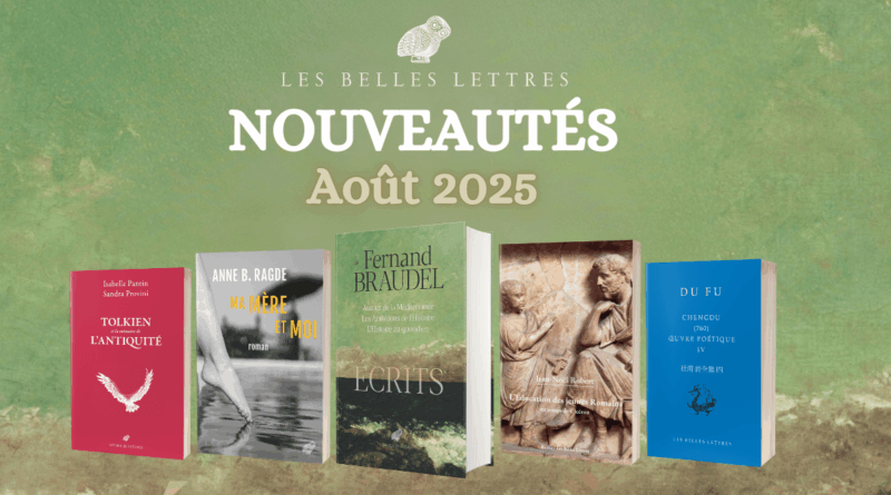 Nos livres du mois : parutions d’août 2025