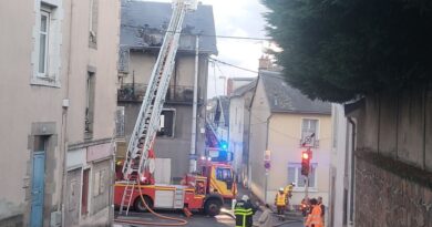 Nouvel incendie dans un immeuble rue Aristide Briand à Limoges, l'habitation détruite malgré l'intervention rapide des pompiers
