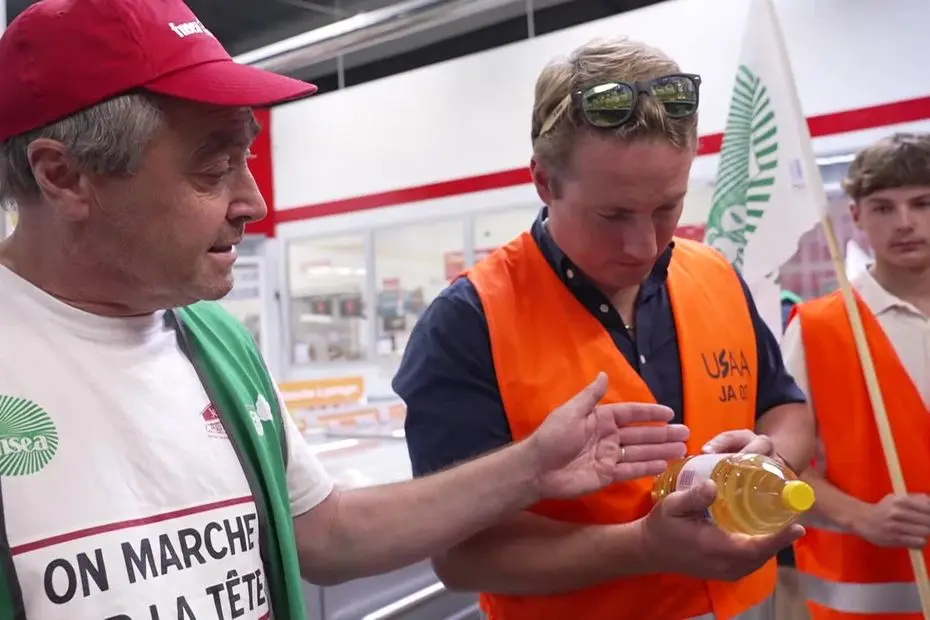 "On ne va pas crever en silence" : action coup de poing des betteraviers dans des supermarchés après la promulgation de la loi Duplomb