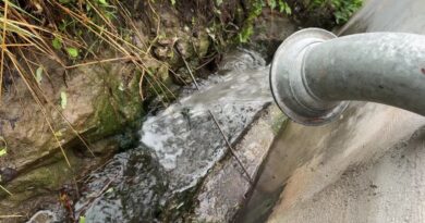 "On voit de l'eau qui sort 24h/24..." Des pompes déversant de l'eau issue de nappes phréatiques pose problème