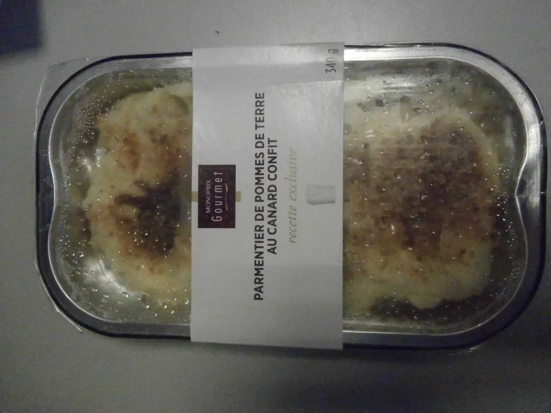 PARMENTIER DE CANARD 340G