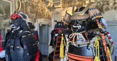 PHOTOS - Les ninjas infiltrent le château d'Ancy-le-Franc, avec "l'une des plus grandes collections privées" au monde - ici