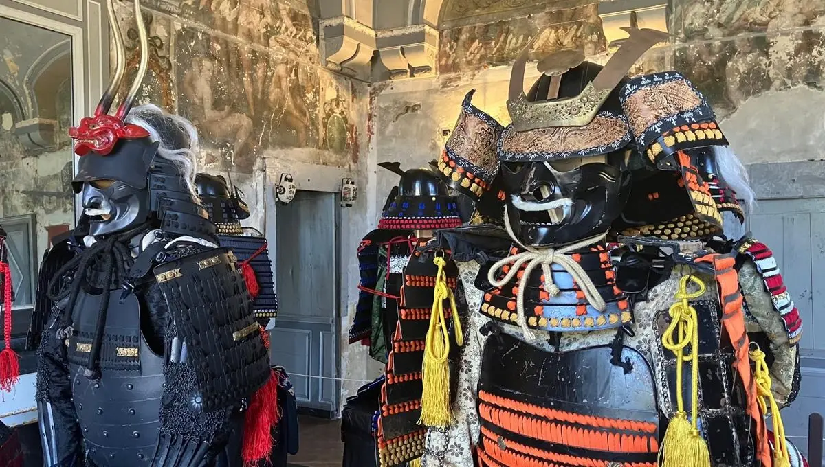PHOTOS - Les ninjas infiltrent le château d'Ancy-le-Franc, avec "l'une des plus grandes collections privées" au monde - ici