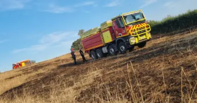 Palinges. Un hectare brûlé après un feu de déchets verts
