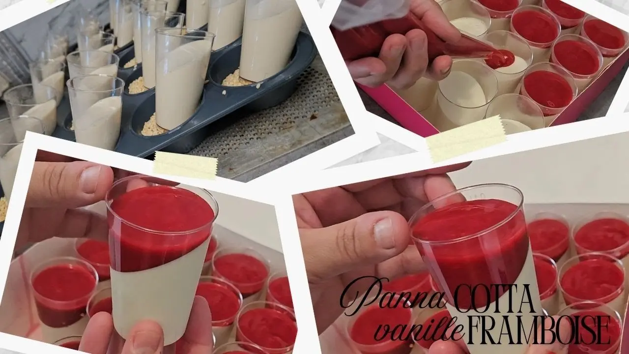 Panna Cotta Vanille & Framboise – Dessert gourmand et élégant