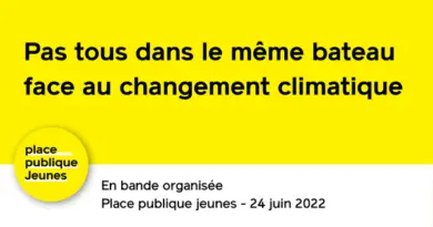 Pas tous dans le même bateau face au changement climatique - Place publique