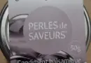Perles de saveurs condiment balsamique blanc et truffe d'été