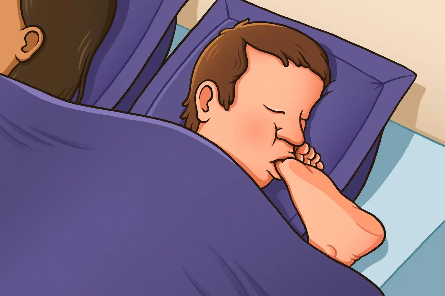 Petites manies de nuit : « Je plonge et enroule mon corps nu dans mes draps »