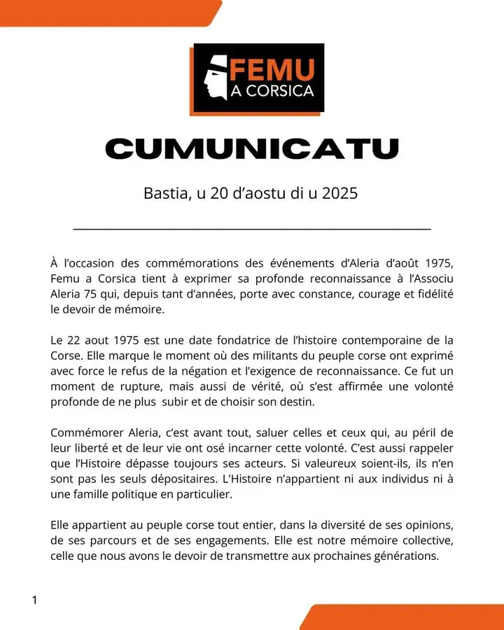 Photos from Partitu Femu a Corsica's post