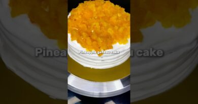 Pineapple gateau cake🍍 #pineapplecake #gâteau #foodlover #easyrecipe #cakelovers #cakedesign #cake