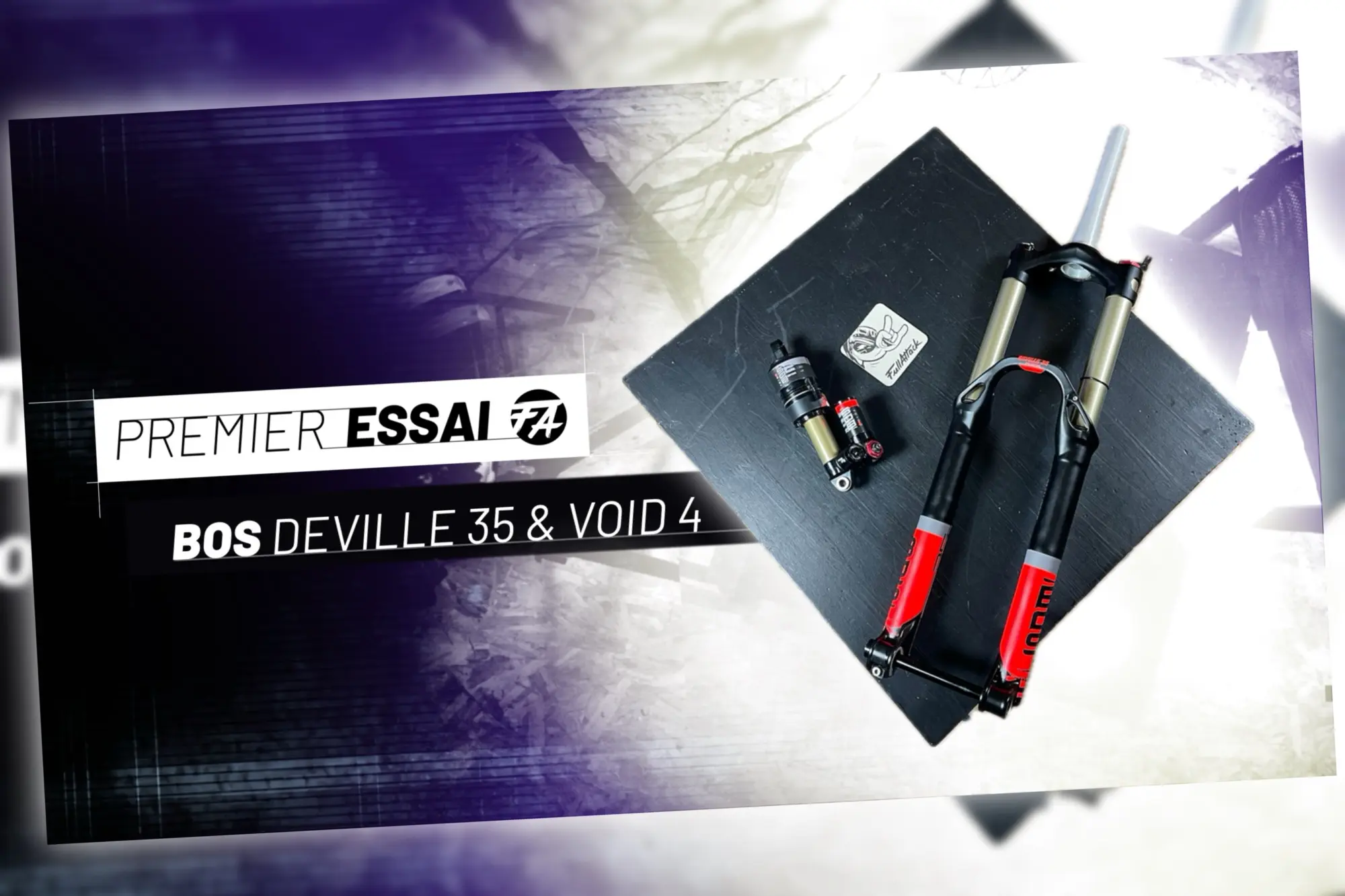 Premier Essai - Le set de suspensions BOS Deville 35 Grabber & Void 4 !