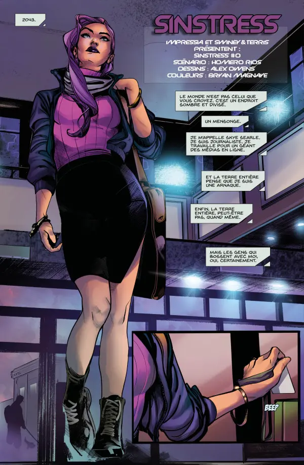 SINSTRESS #0 VF INT PAGES4