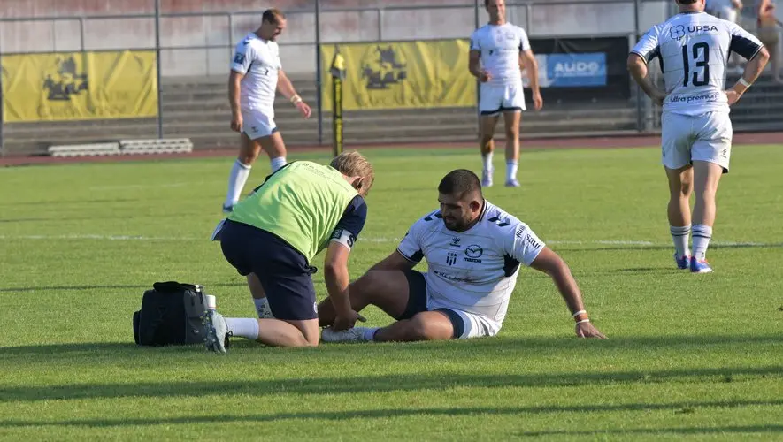 Pro D2 : une très lourde blessure pour Hans Lombard-Buret, et une saison peut-être déjà terminée pour le pilier du SU Agen