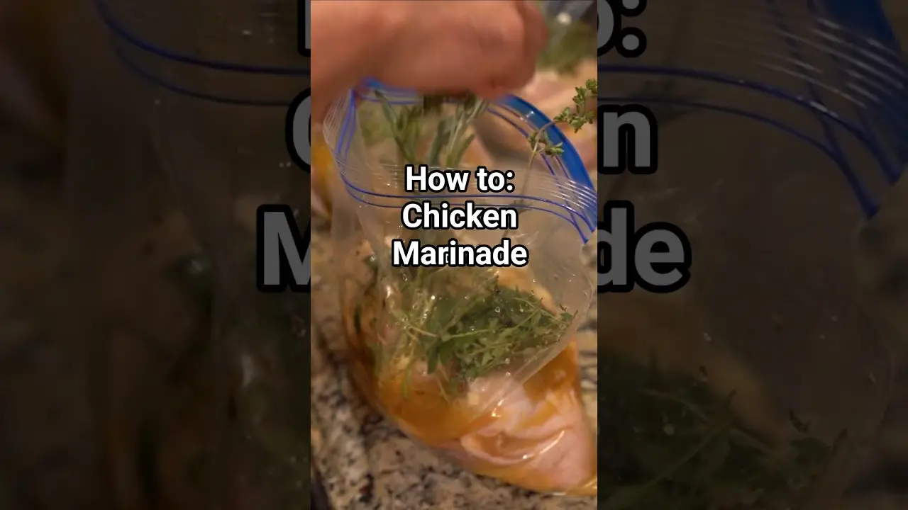 QUICK And EASY Chicken Marinade #cooking #chicken #recipe