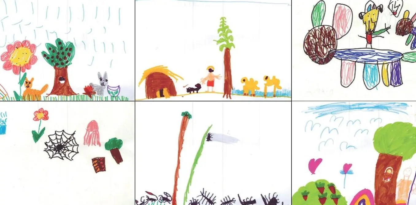 Quand les enfants dessinent la nature, ils représentent aussi leur classe sociale