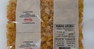 RAISINS SECS GOLDEN