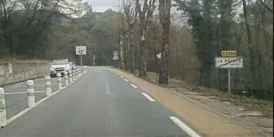 RD2204: les travaux de sécurisation entre L’Escarène et La Pointe-de-Contes touchent à leur fin