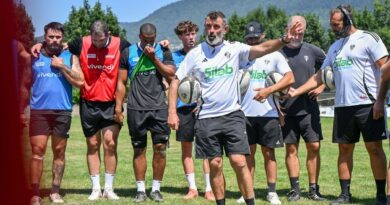 RUGBY - Après le Racing, c'est Clermont qui bat le CA Brive en match de préparation (21-35) - ici