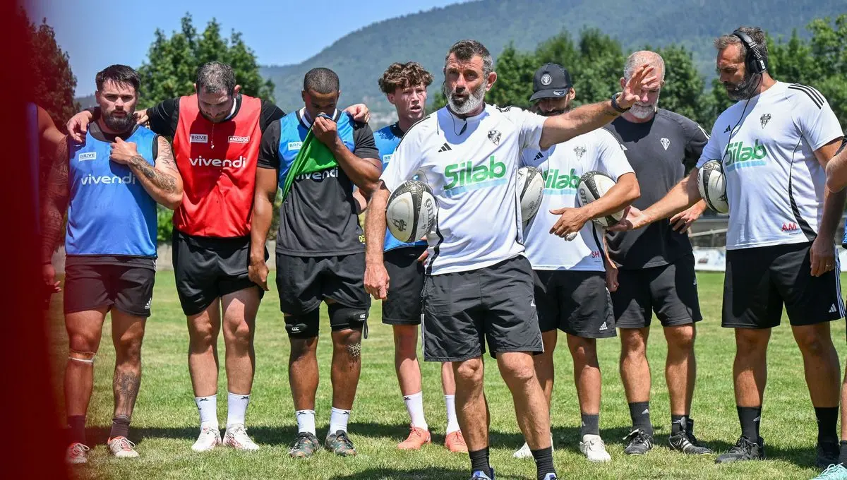 RUGBY - Après le Racing, c'est Clermont qui bat le CA Brive en match de préparation (21-35) - ici