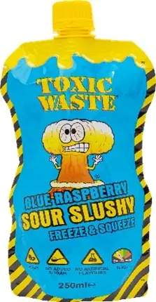 Rappel Consommateur - Détail Granité acidulé pour enfants Toxic Waste 250 ml Manchester Drinks Co