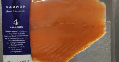 Rappel Consommateur - Détail Saumon fumé ficelle 4 tranches 160g GRAND FRAIS / FRESH / mon-marché.fr