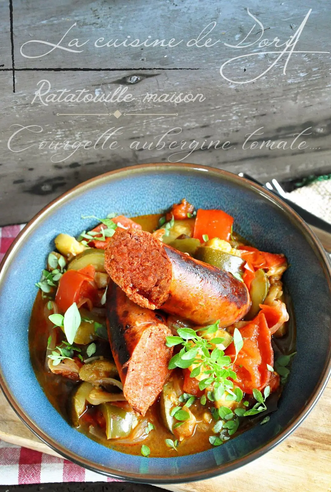 Ratatouille maison : un plat aux milles saveurs