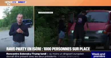 Rave-party illégale en Isère: environ 1.000 personnes sont sur place