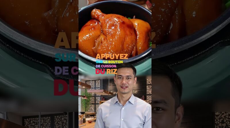 🍗 Recette Facile de Poulet à la Sauce Soja : Un Délice Inratable au Cuiseur à Riz ! 🍚 #cuisine