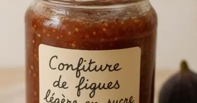 Recette de confiture de figues légère en sucre