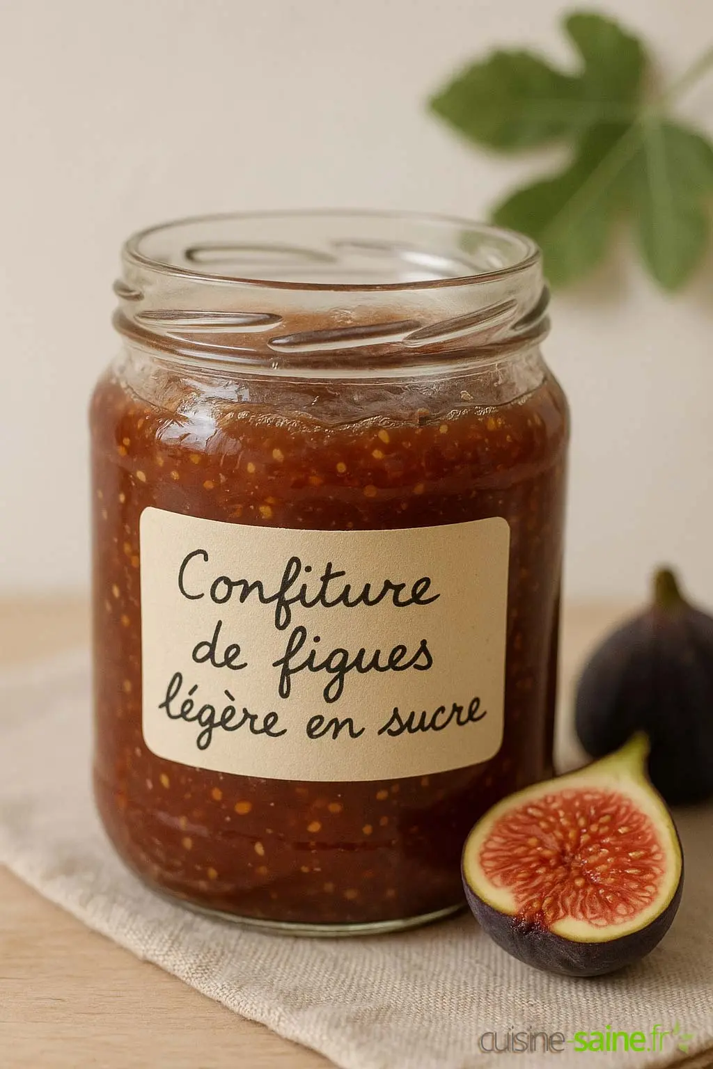Recette de confiture de figues légère en sucre