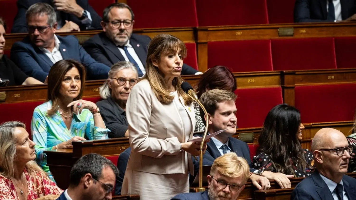 Reconnaissance de l'Etat de Palestine : Caroline Yadan va "prendre ses distances" et siéger avec les députés apparentés au groupe EPR après l'annonce d'Emmanuel Macron